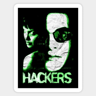 Hackers poster Shirt - Night Vision Sticker